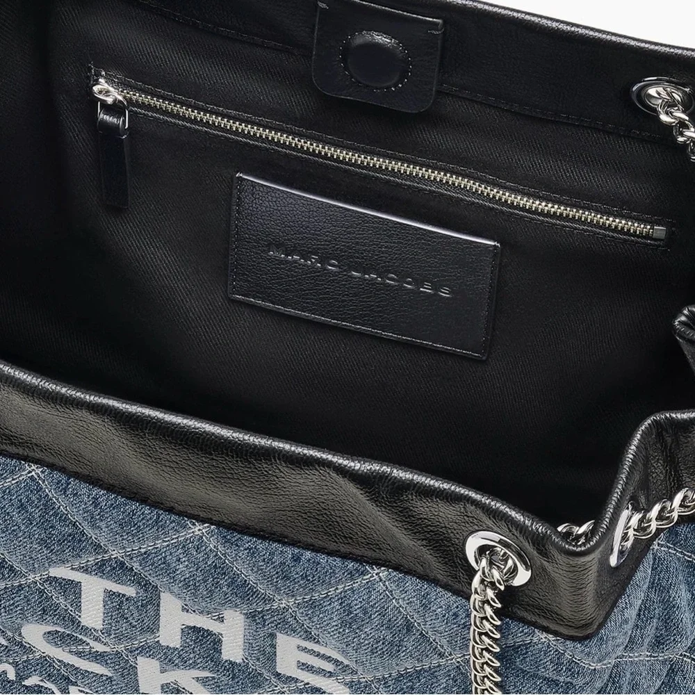 Absolutely gorgeous like new Marc Jacob’s the Sack Bag in denim and leather - Picture 4 of 8